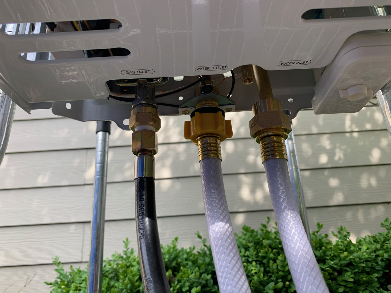 Heater connections