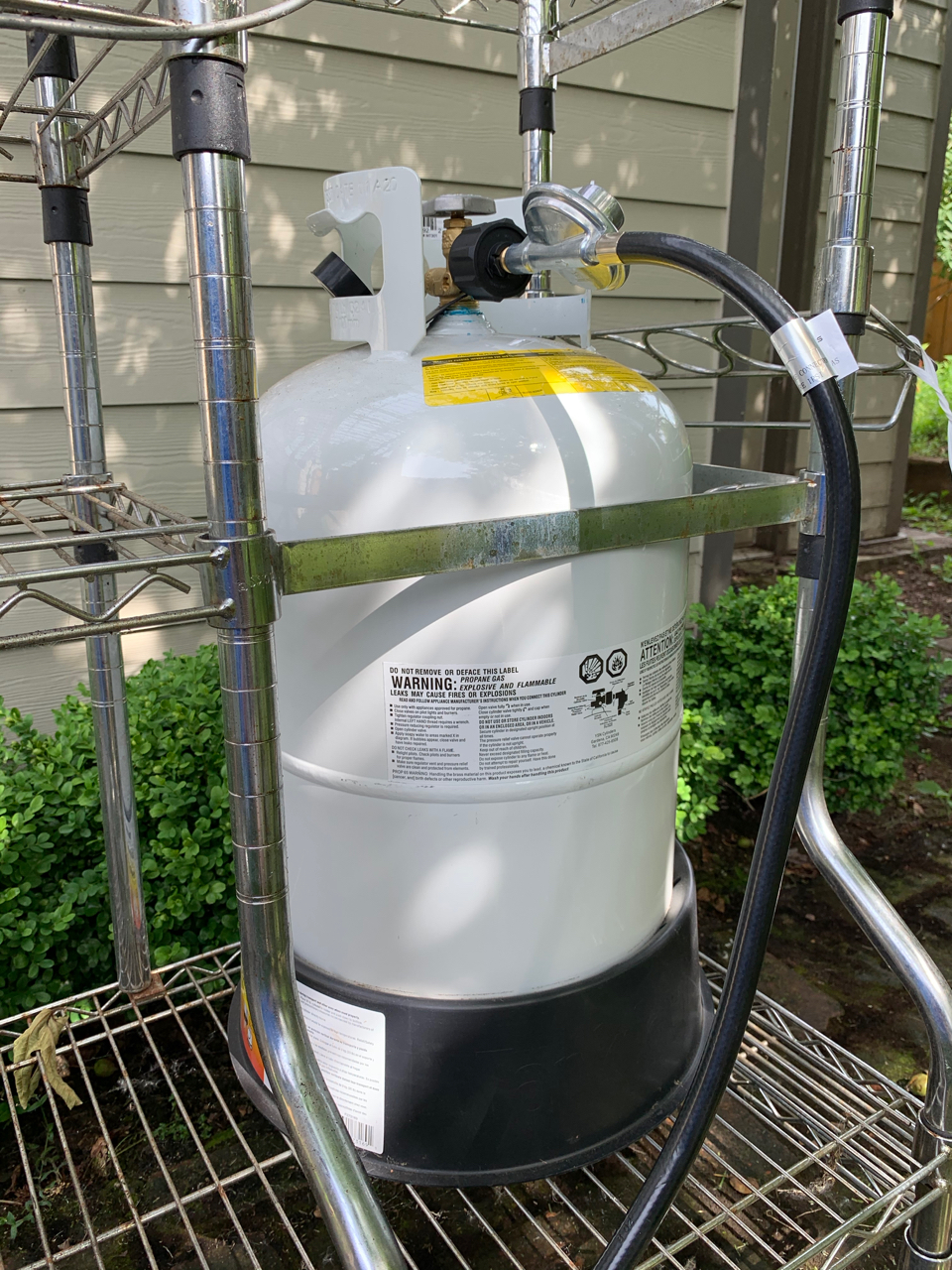 Propane connection