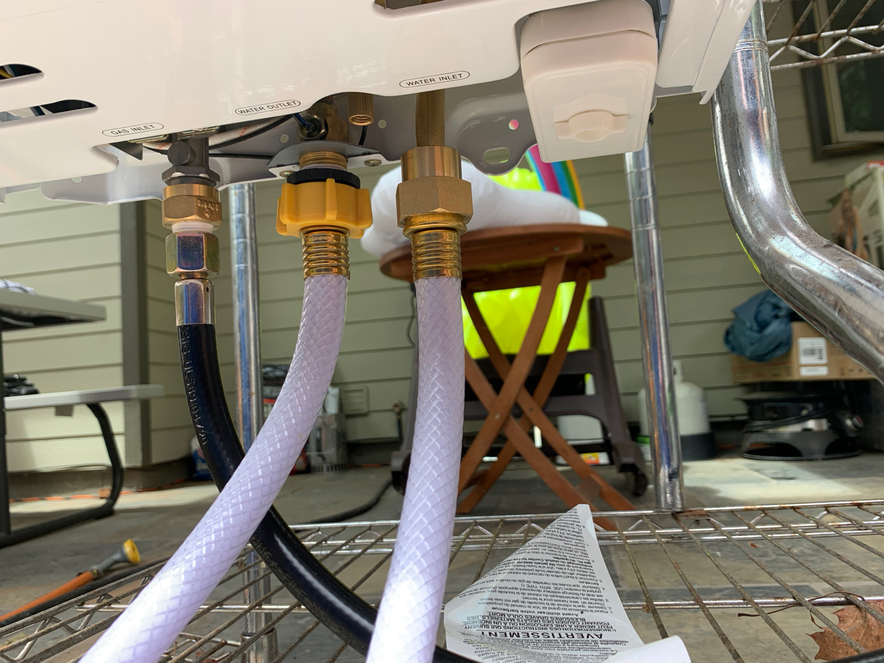 Heater connections